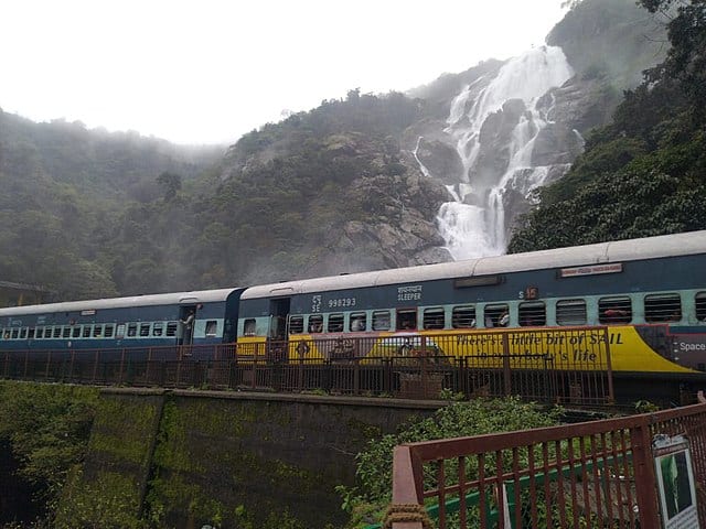 Dudhsagar Falls - places to visit in goa