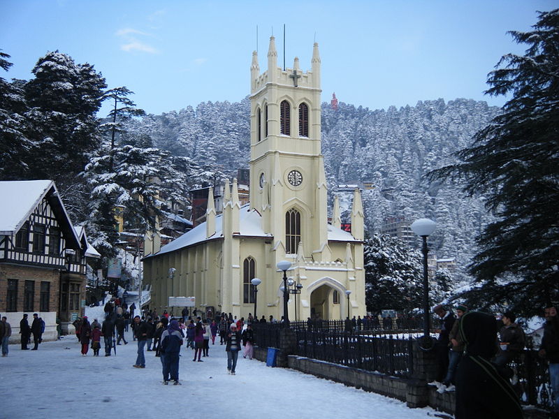 Christ Church - places to visit in shimla